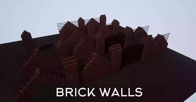Modular Brick Wall And Gate