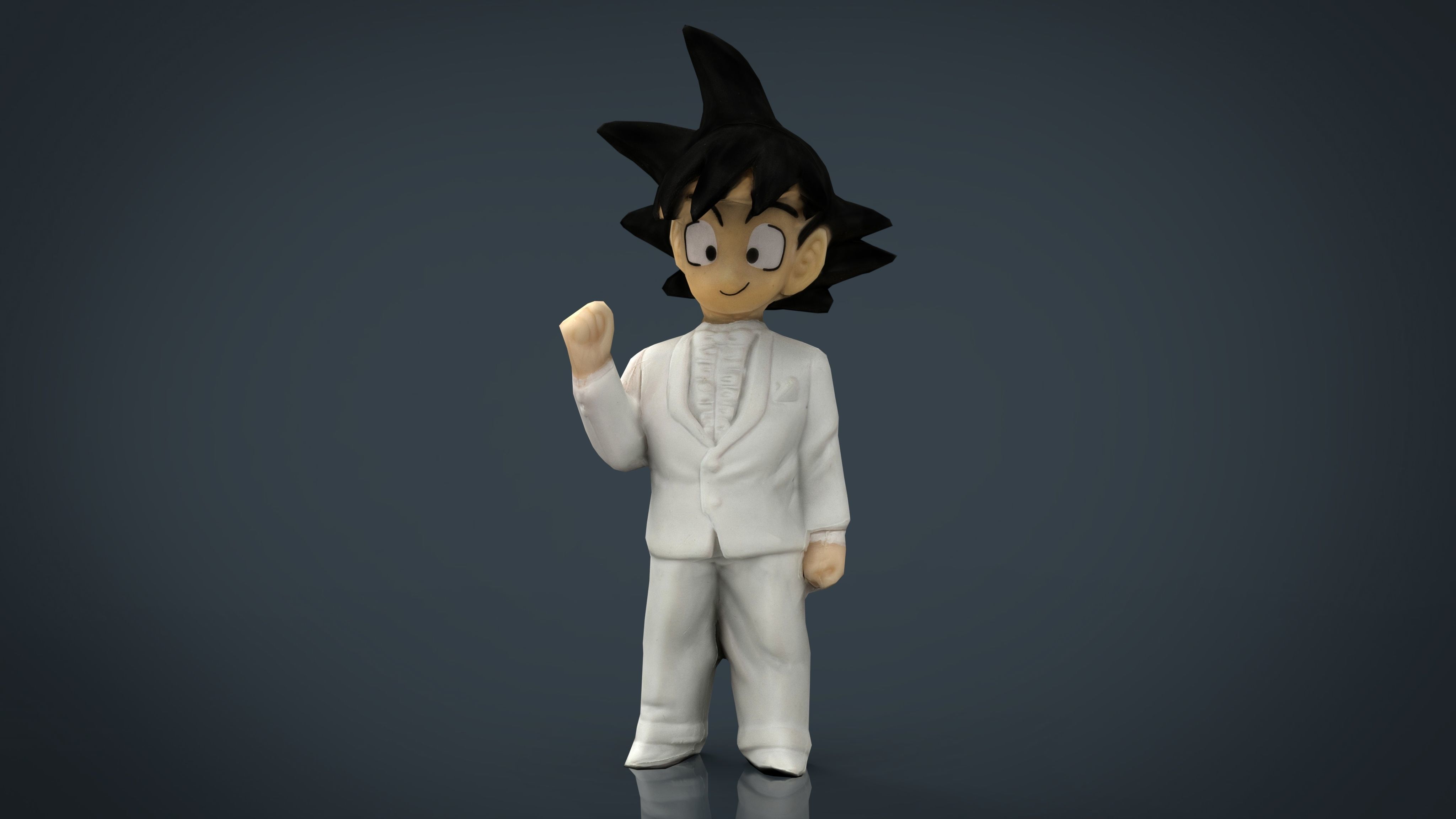 GOKU GROOM Low-poly  3D model