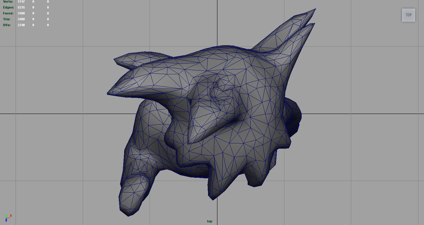 GOKU GROOM Low-poly 3D model_5