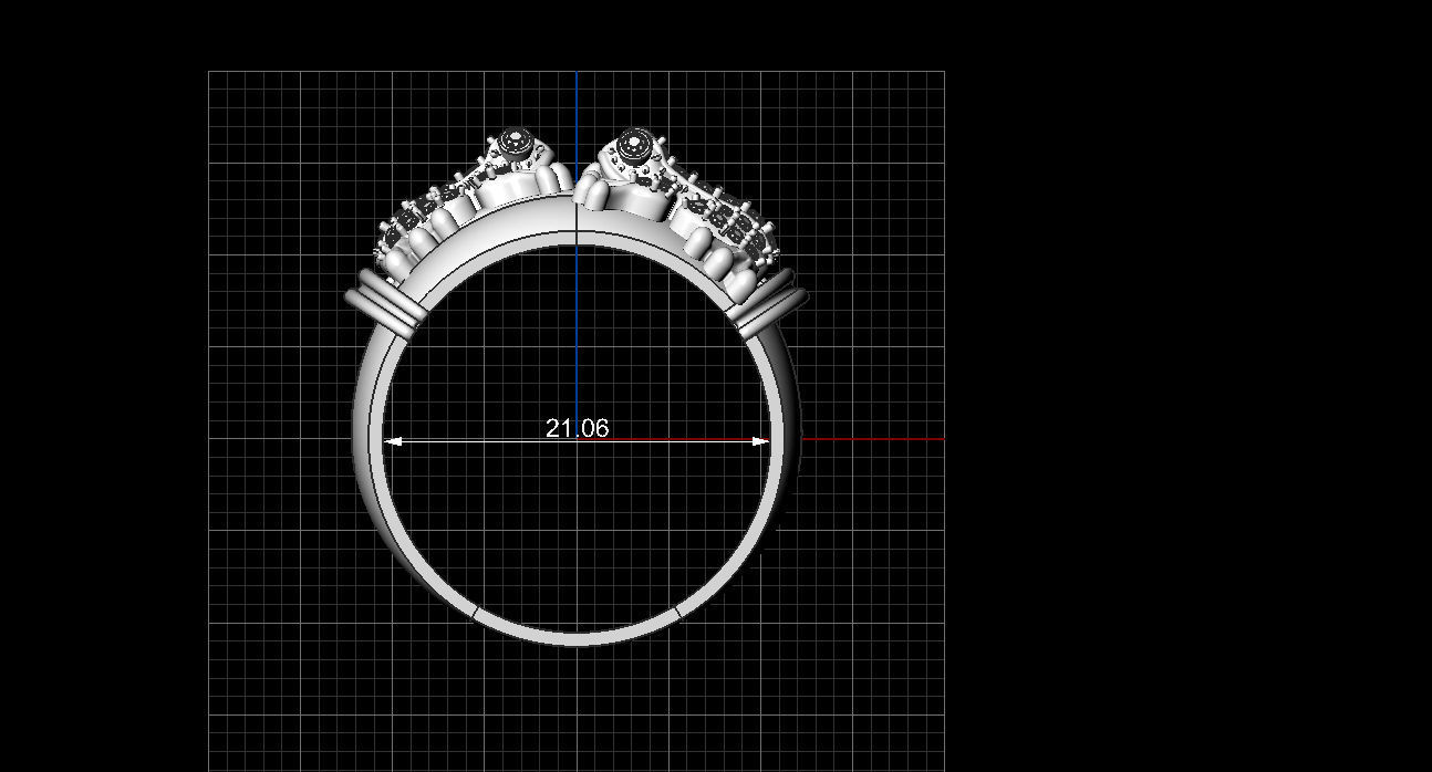 Frog  ring  3D print model_7