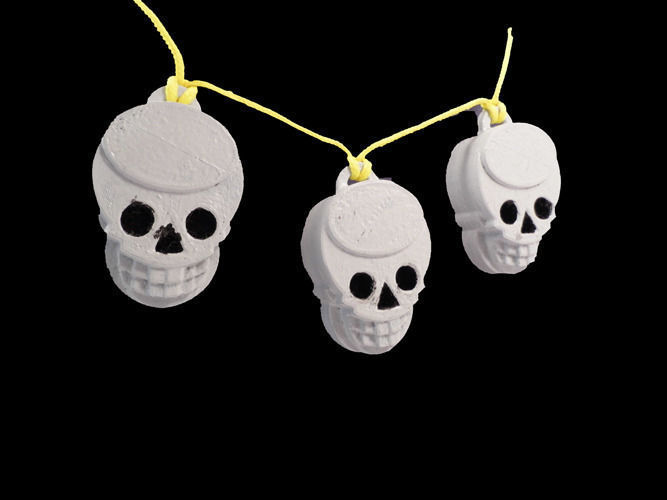Hanging Skull 3D print model_2