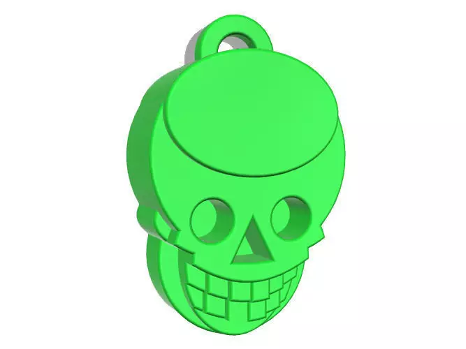 Hanging Skull 3D print model_0