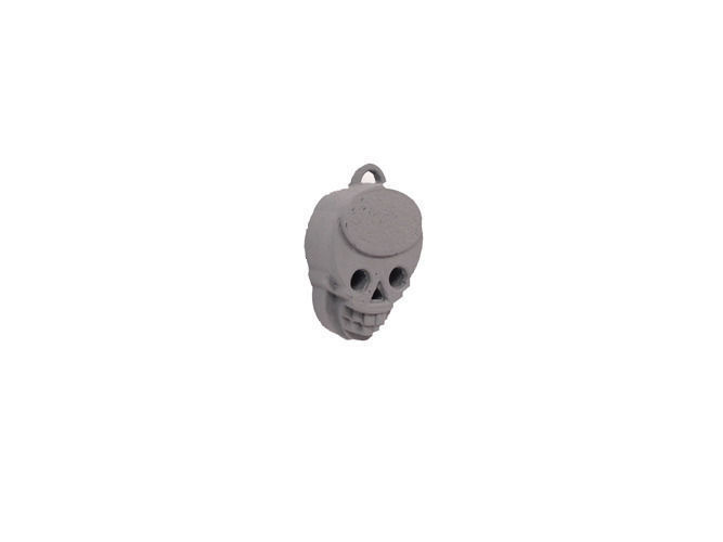 Hanging Skull 3D print model_3