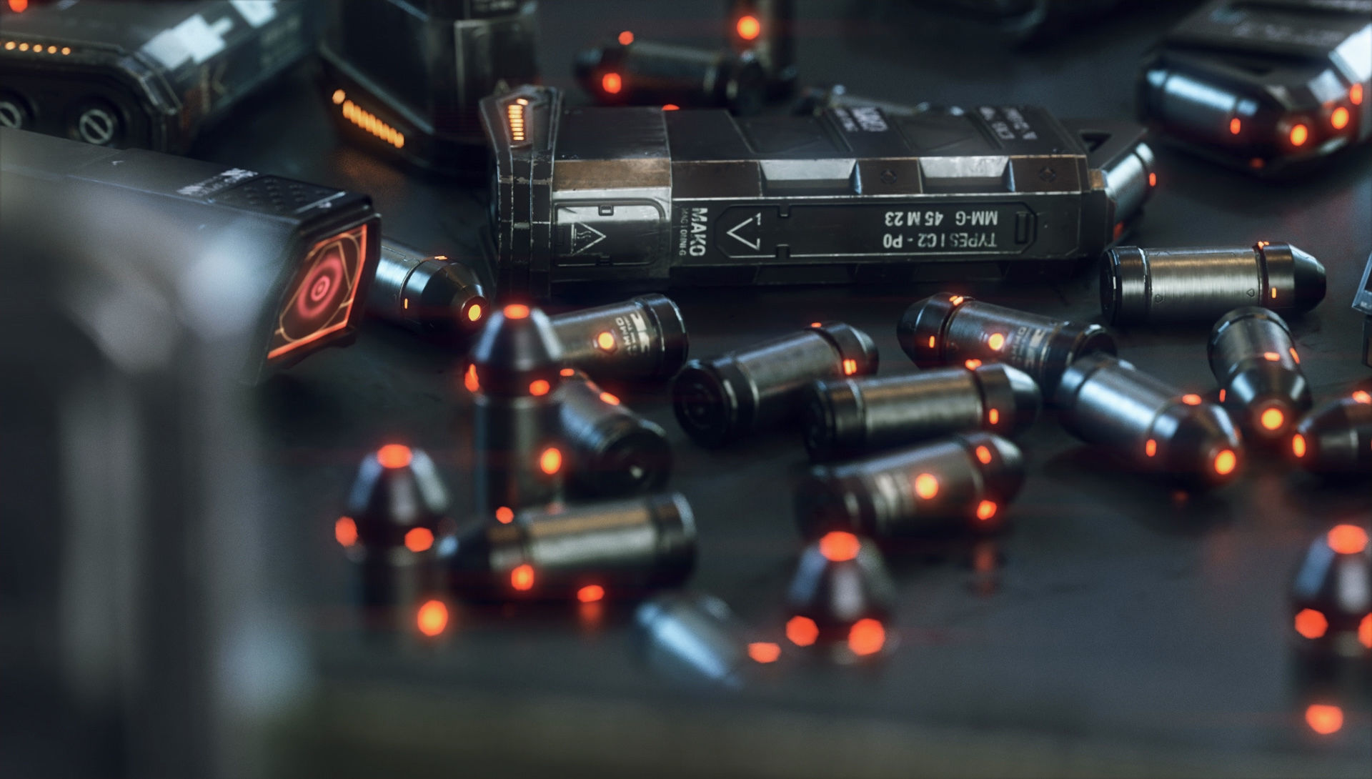 Gun SciFi - PBR 3D Asset Kit Low-poly 3D model_5