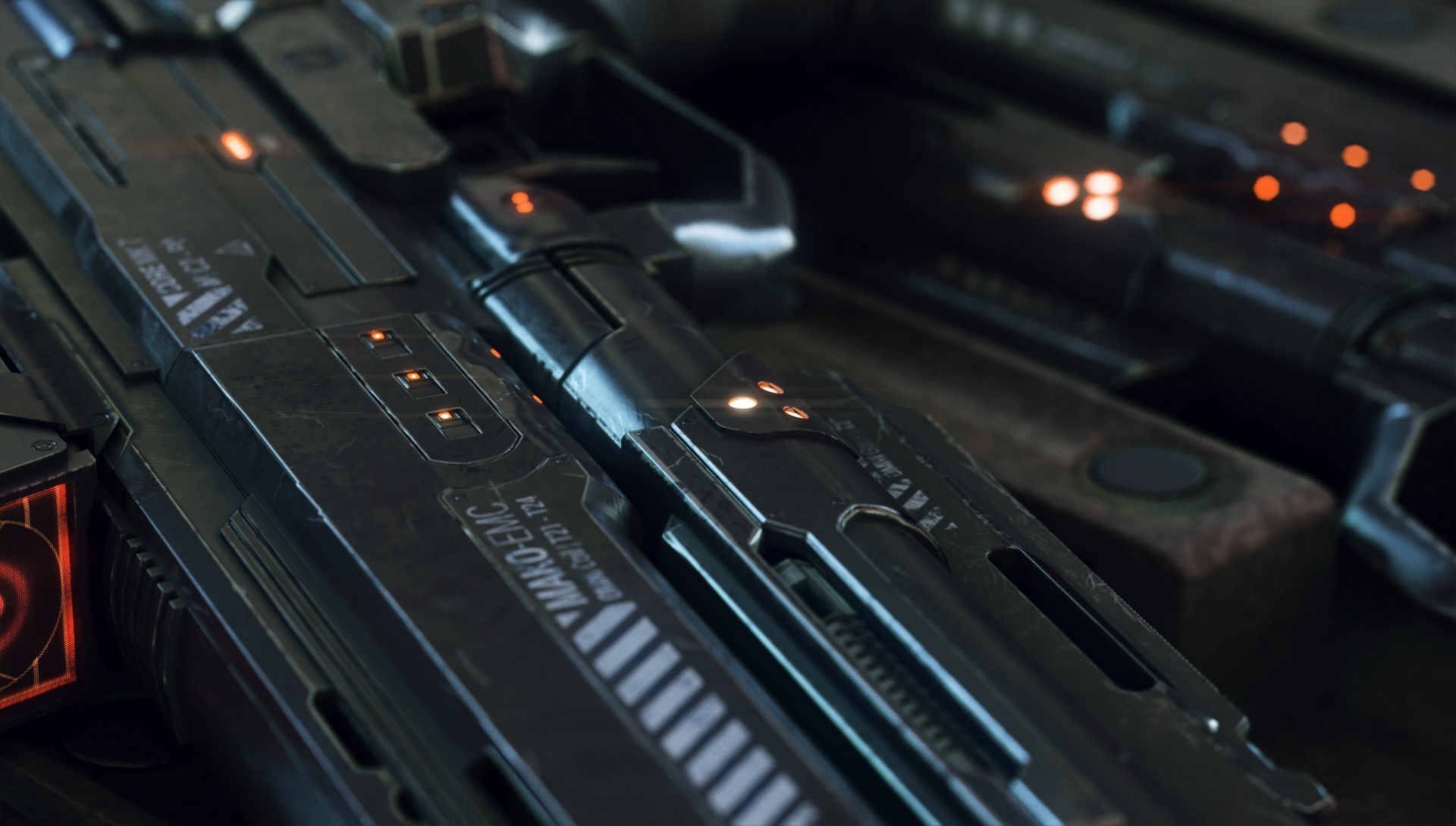 Gun SciFi - PBR 3D Asset Kit Low-poly 3D model_21