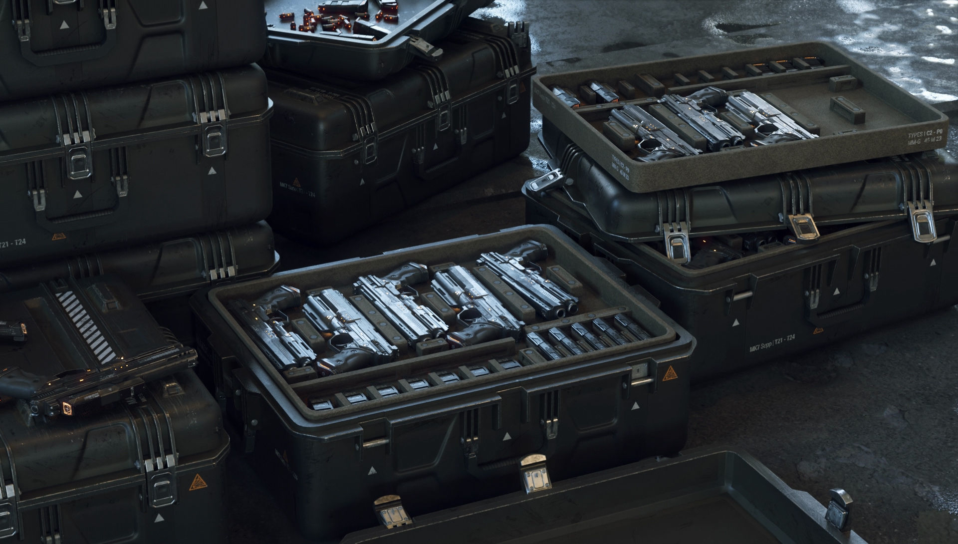 Gun SciFi - PBR 3D Asset Kit Low-poly 3D model_9