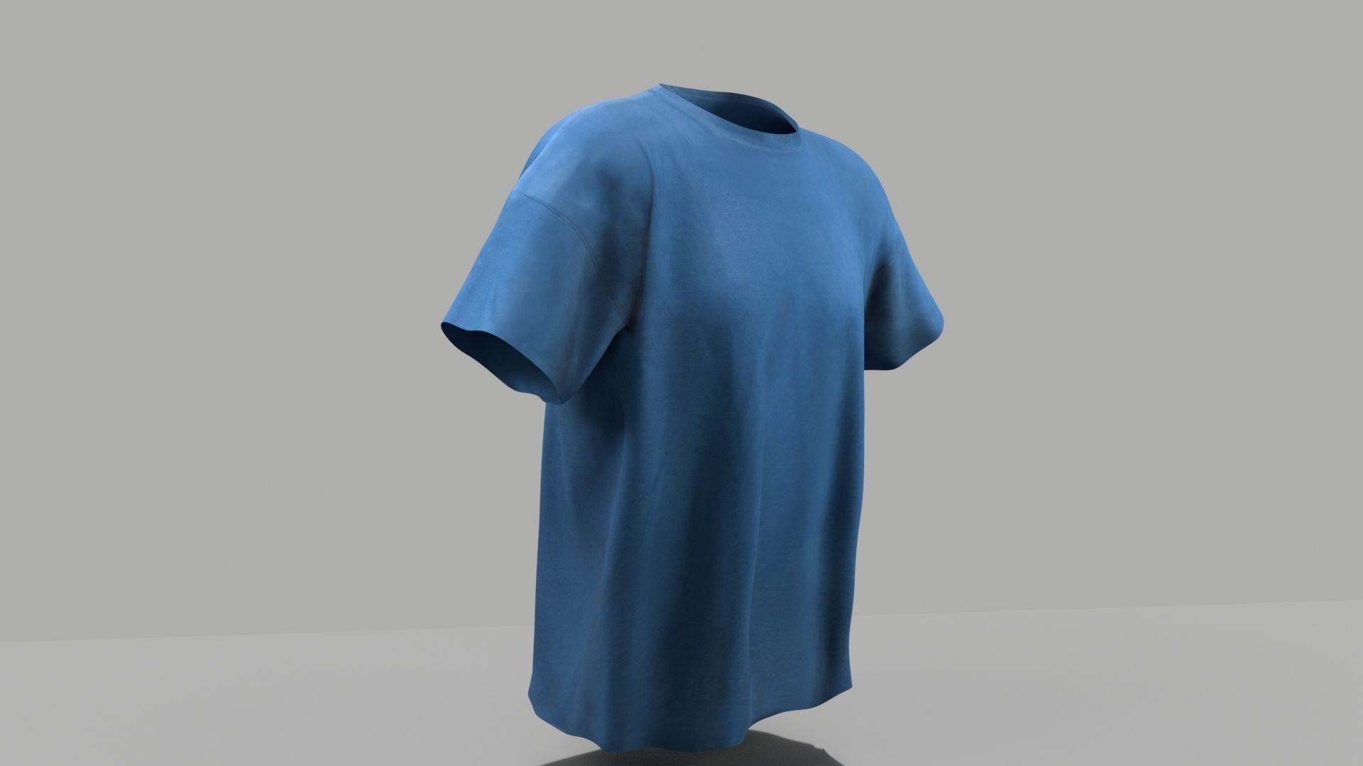 T-shirt 3D model low poly t shirt Low-poly 3D model_1