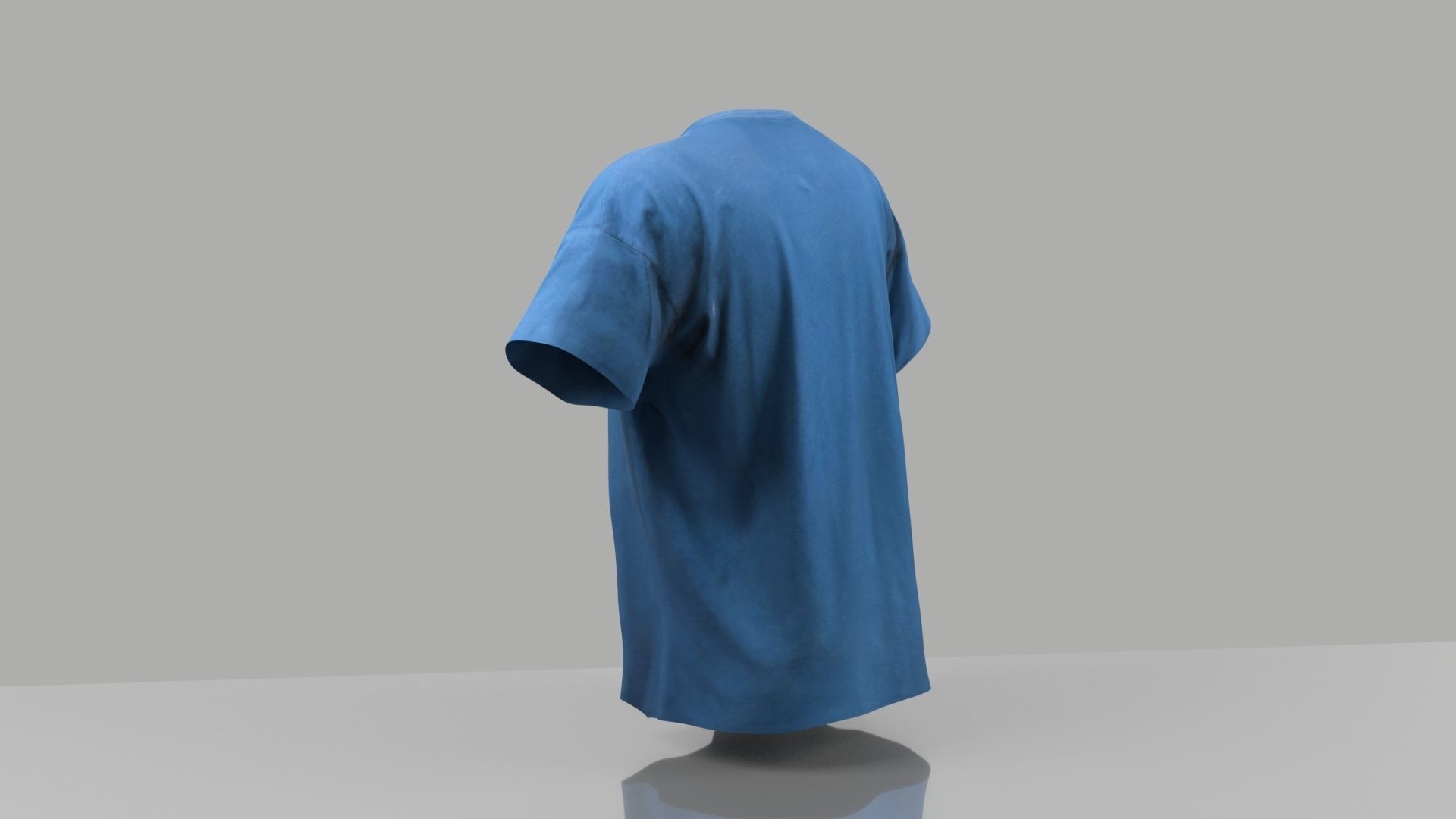 T-shirt 3D model low poly t shirt Low-poly 3D model_3
