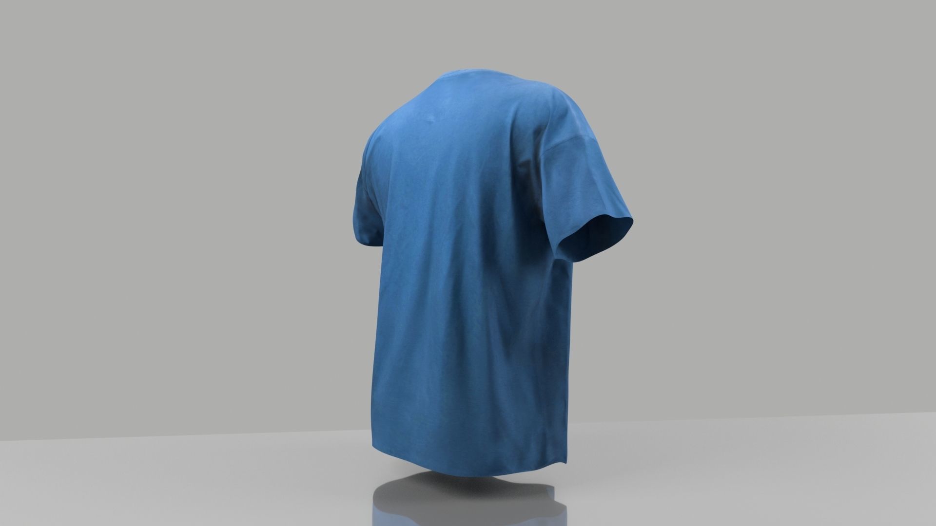 T-shirt 3D model low poly t shirt Low-poly 3D model_2
