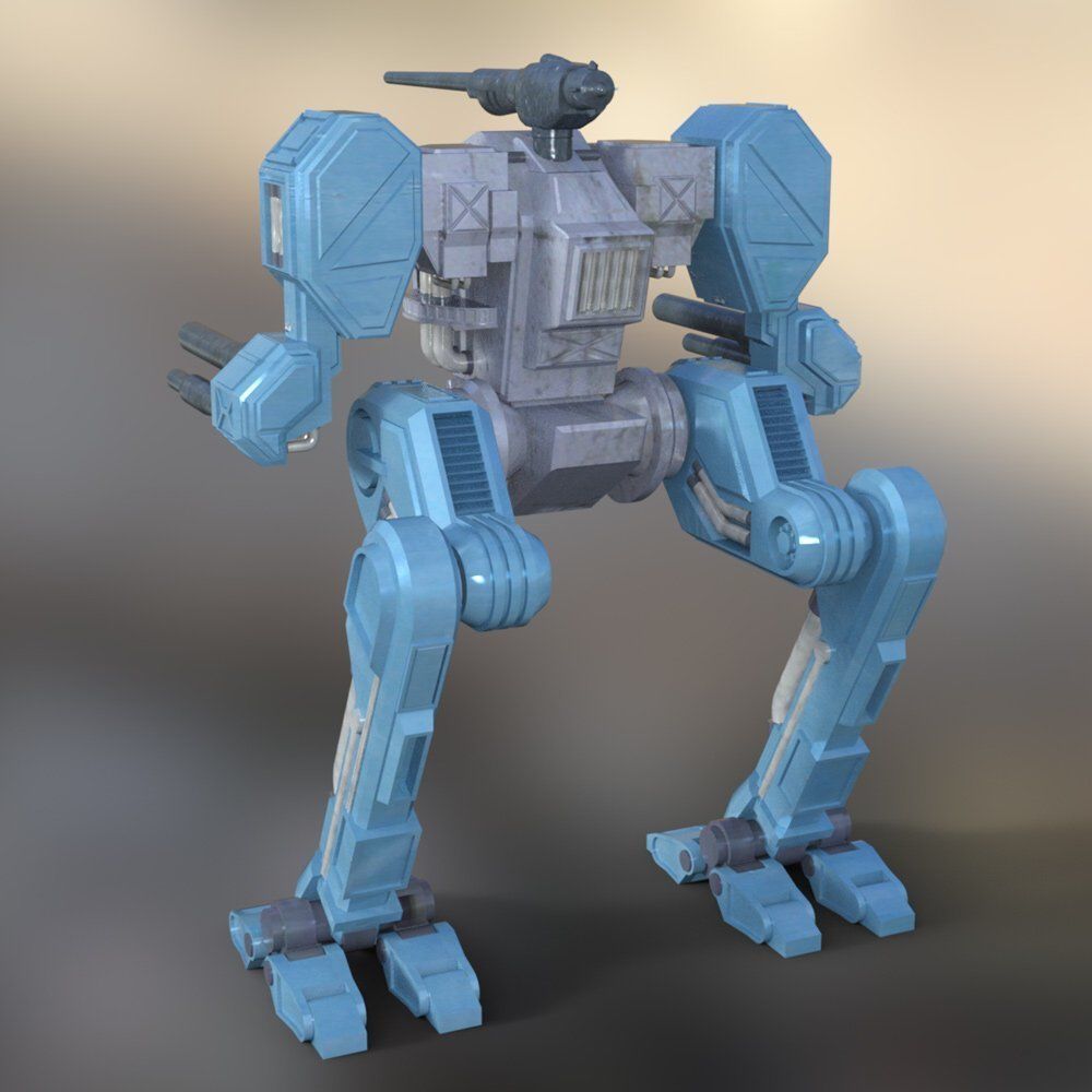 Hawksclaw Robot Mech fbx format 3D model_4