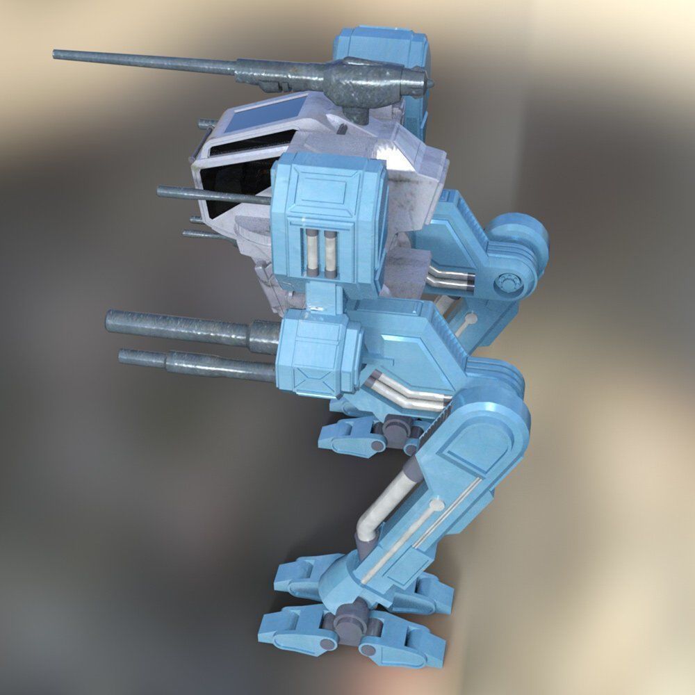 Hawksclaw Robot Mech fbx format 3D model_3