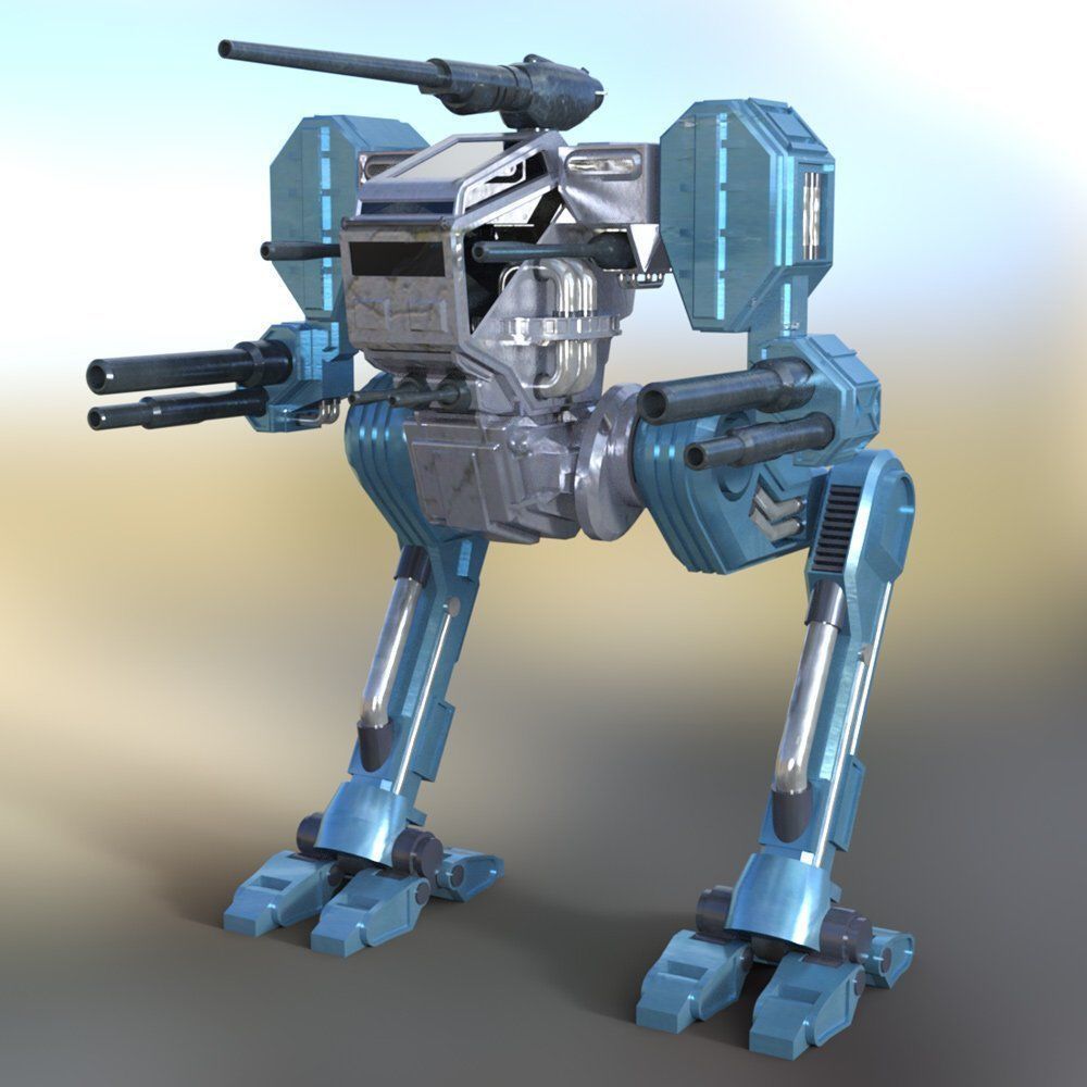 Hawksclaw Robot Mech fbx format 3D model_2