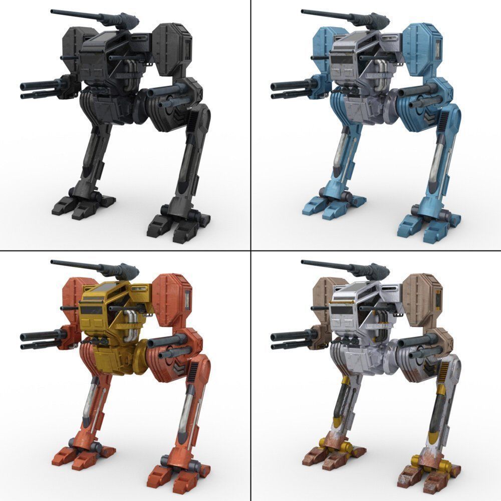 Hawksclaw Robot Mech fbx format 3D model_7