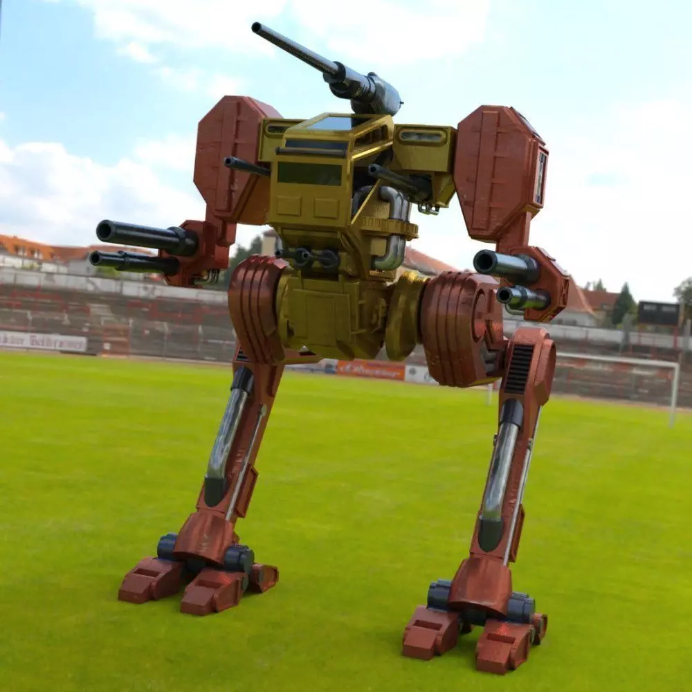 Hawksclaw Robot Mech fbx format 3D model_0