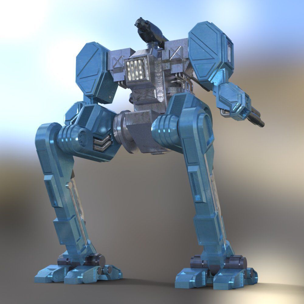 Hawksclaw Robot Mech fbx format 3D model_5