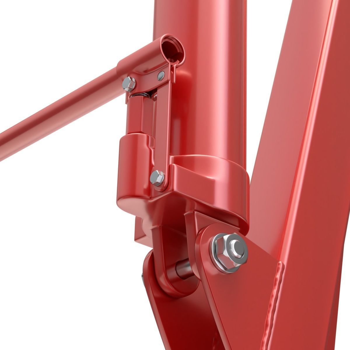 Foldable Workshop Crane 3D model_18