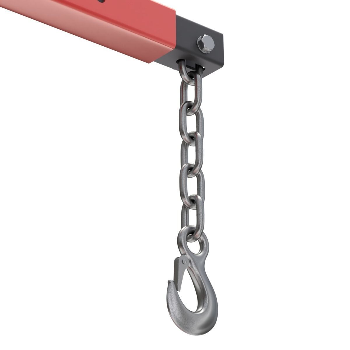 Foldable Workshop Crane 3D model_16