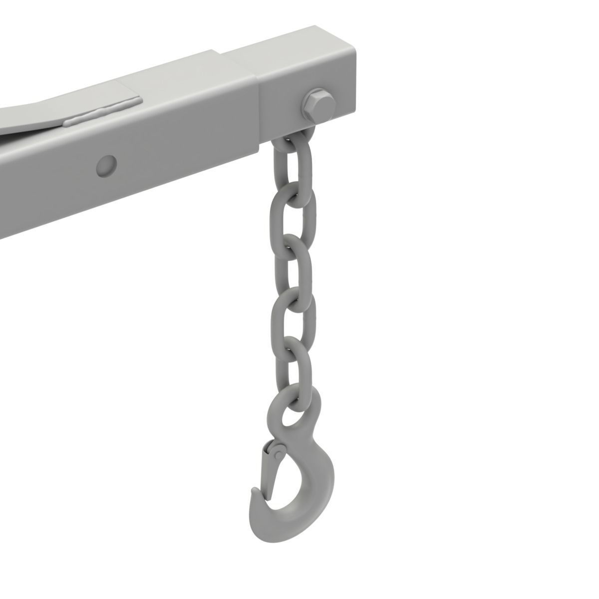 Foldable Workshop Crane 3D model_30