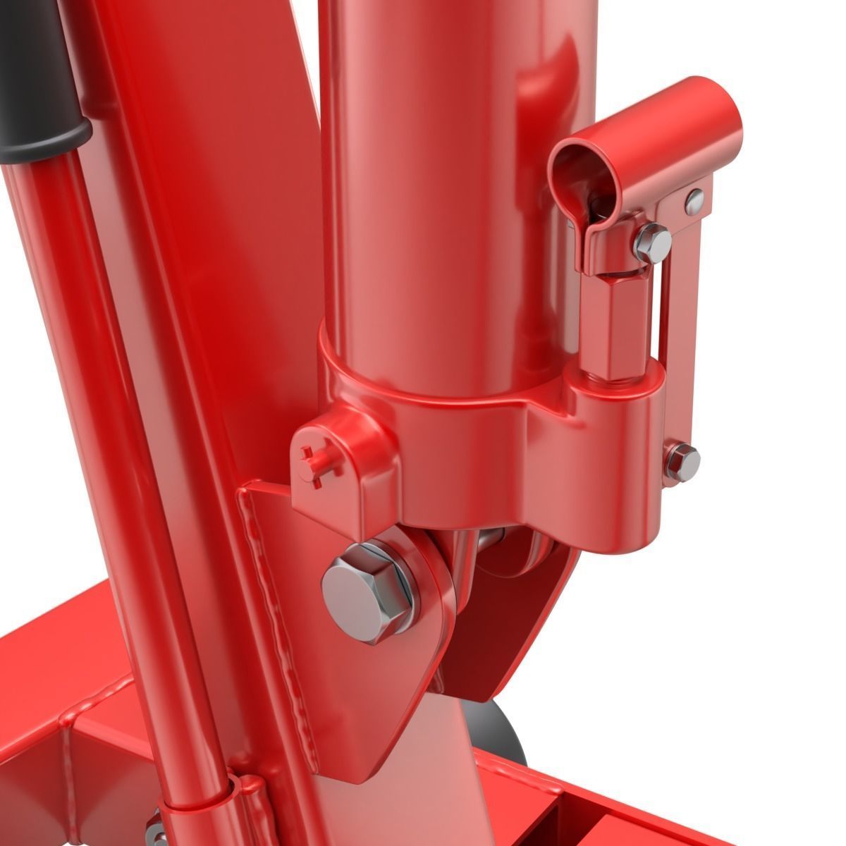 Foldable Workshop Crane 3D model_11