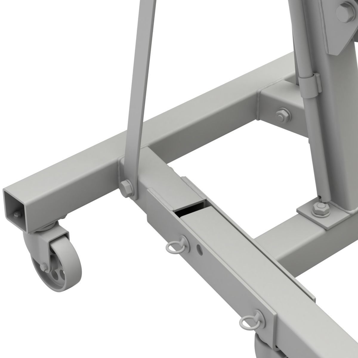 Foldable Workshop Crane 3D model_27