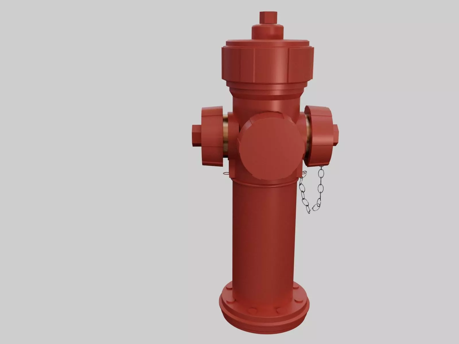 Fire Hydrant - Safety and Emergency Equipment Low-poly 3D model_0
