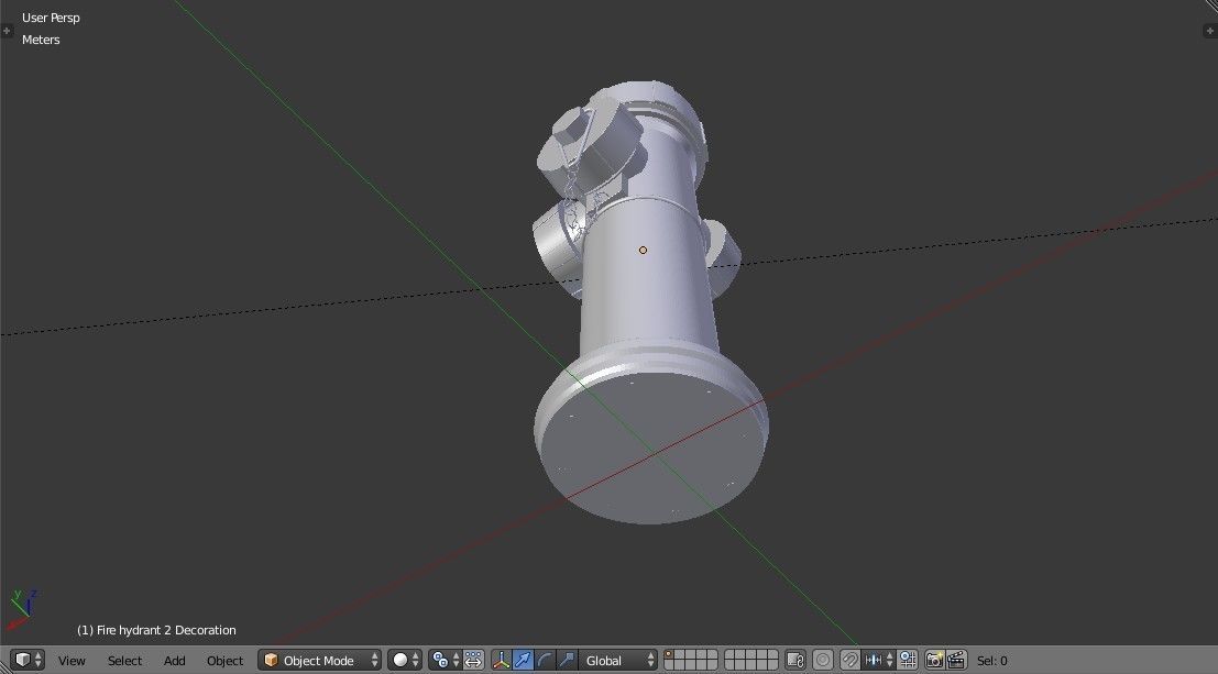 Fire Hydrant - Safety and Emergency Equipment Low-poly 3D model_12