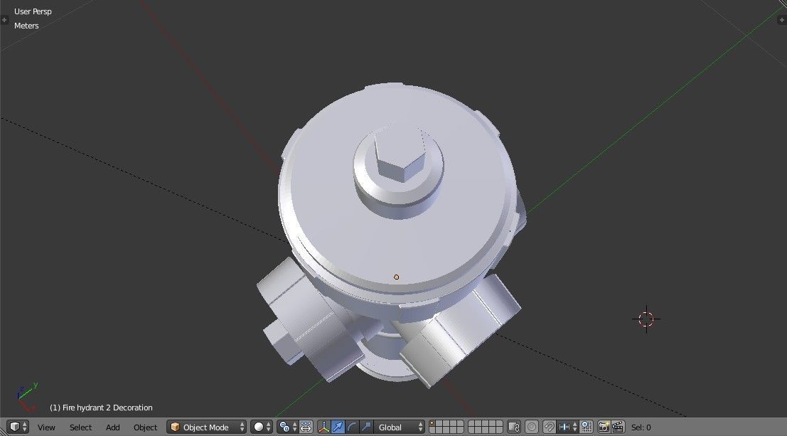 Fire Hydrant - Safety and Emergency Equipment Low-poly 3D model_7