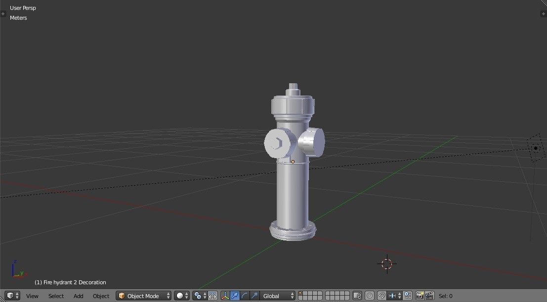 Fire Hydrant - Safety and Emergency Equipment Low-poly 3D model_11