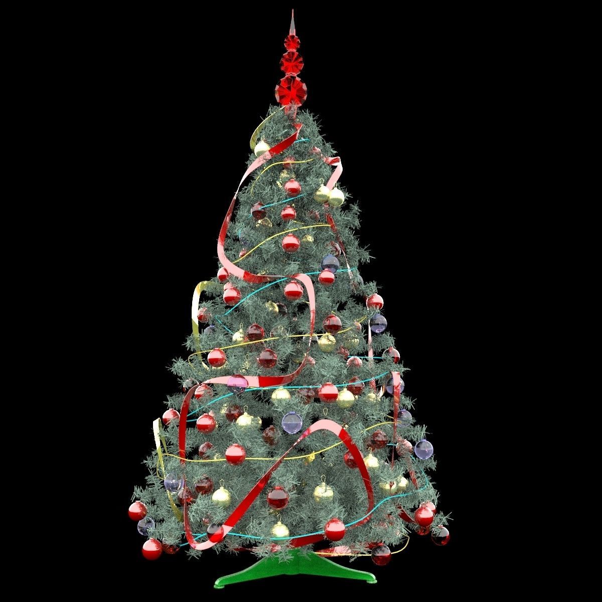 Christmas tree 3D model_3