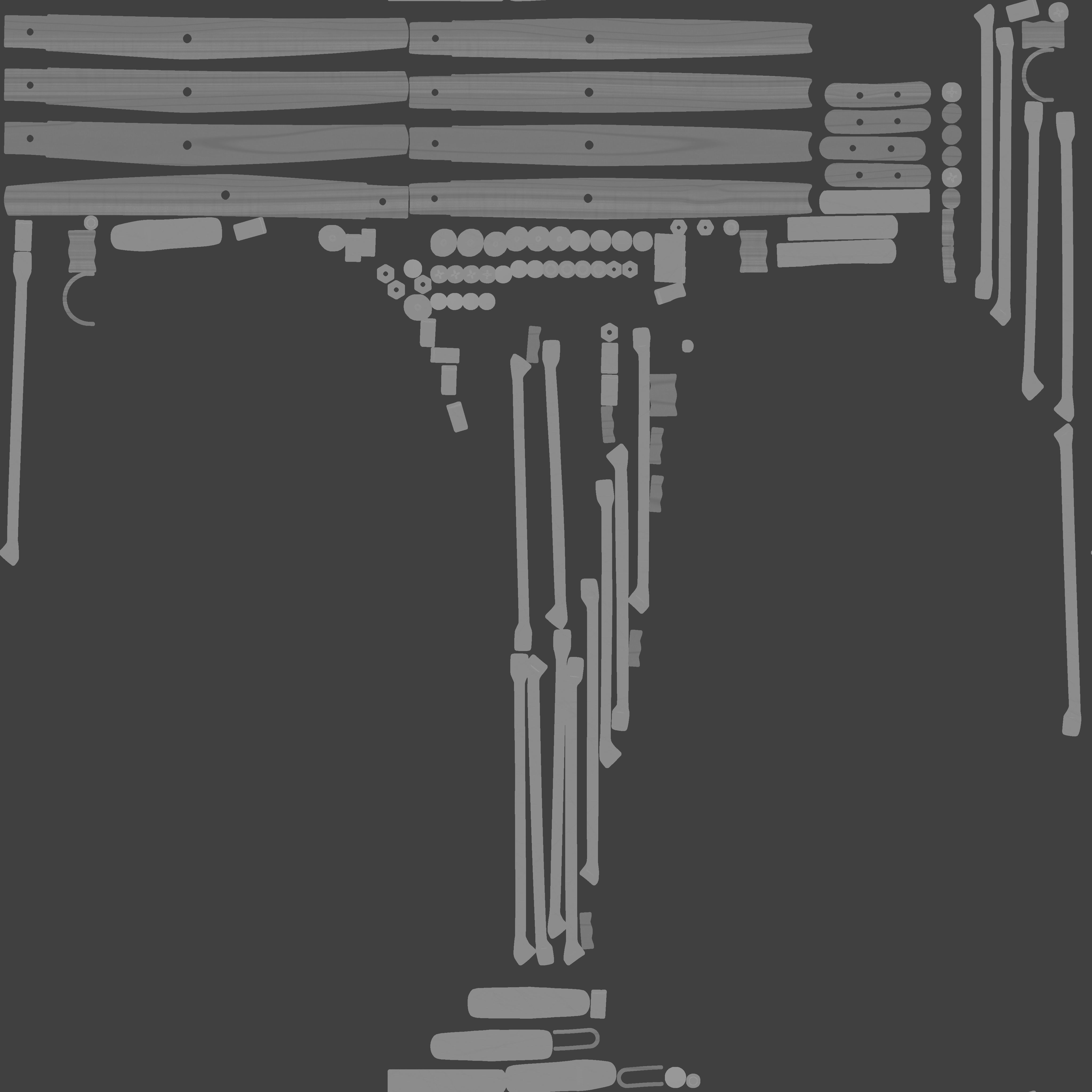 Eames Plastic Side Chair DSW by Vitra 3D model_5