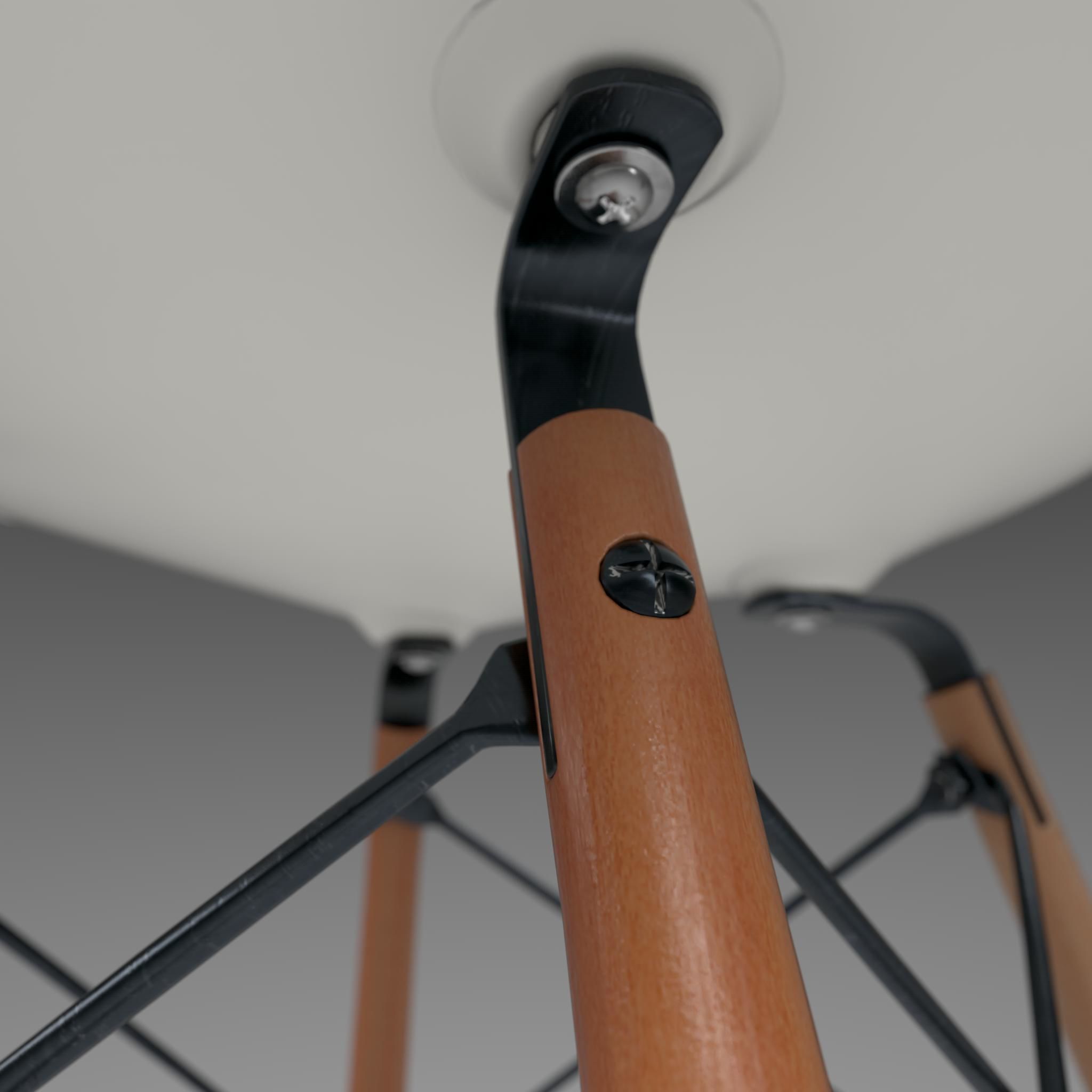 Eames Plastic Side Chair DSW by Vitra 3D model_3