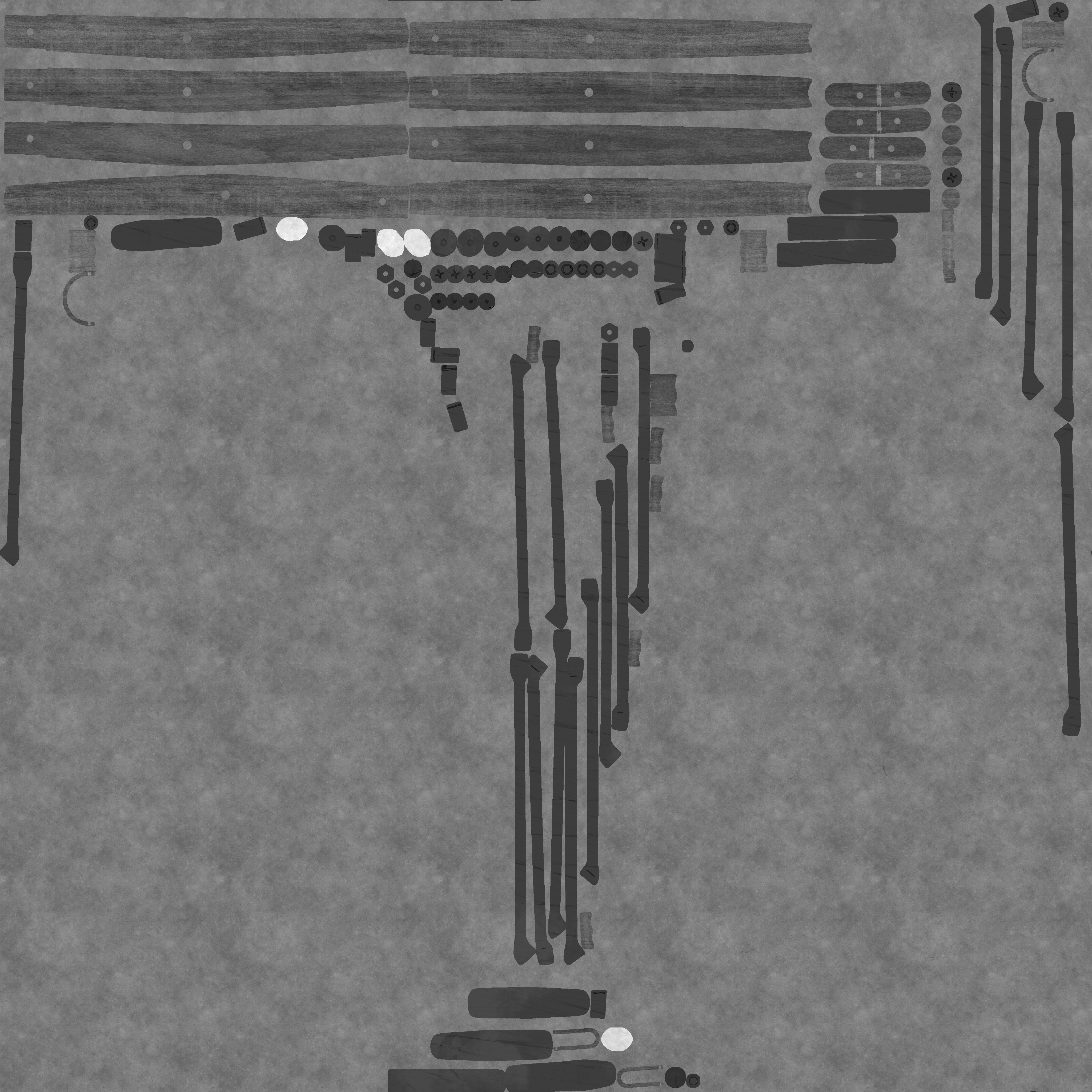 Eames Plastic Side Chair DSW by Vitra 3D model_8