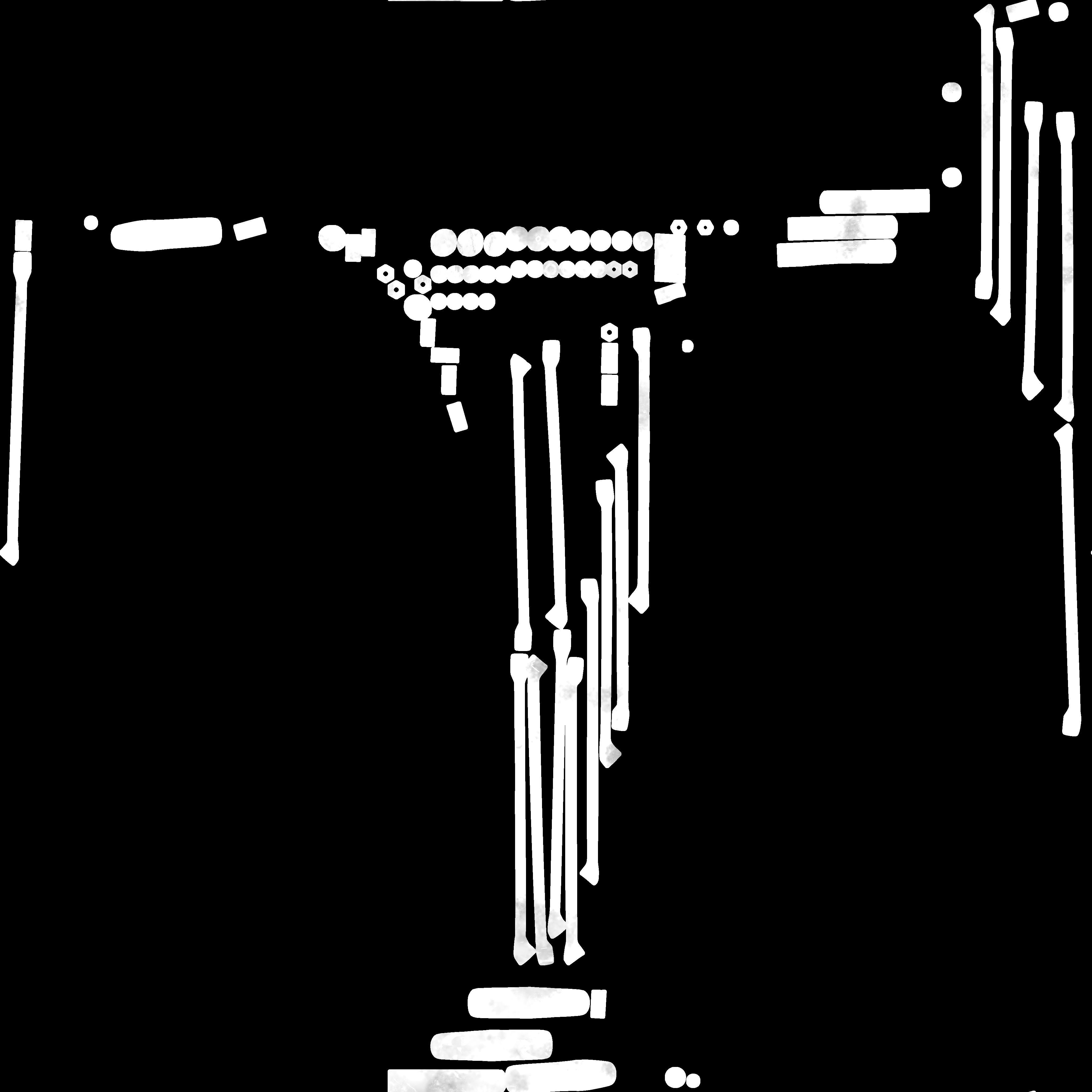 Eames Plastic Side Chair DSW by Vitra 3D model_4