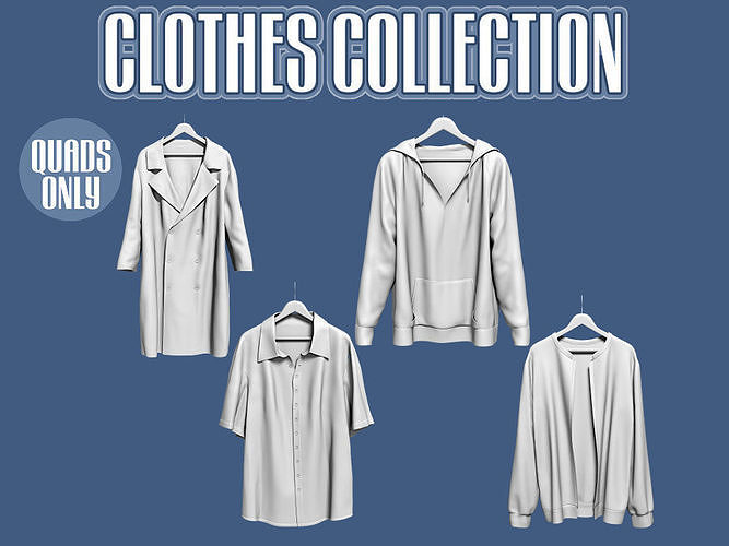 Clothes collection 3D model