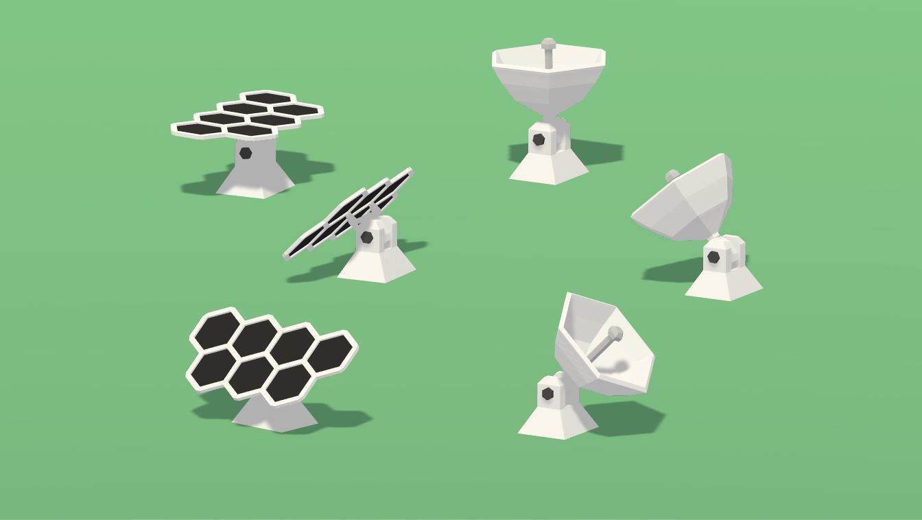 SCIFI STATION - Stylized Low Polygon 3D Art Asset Pack Low-poly 3D model_33