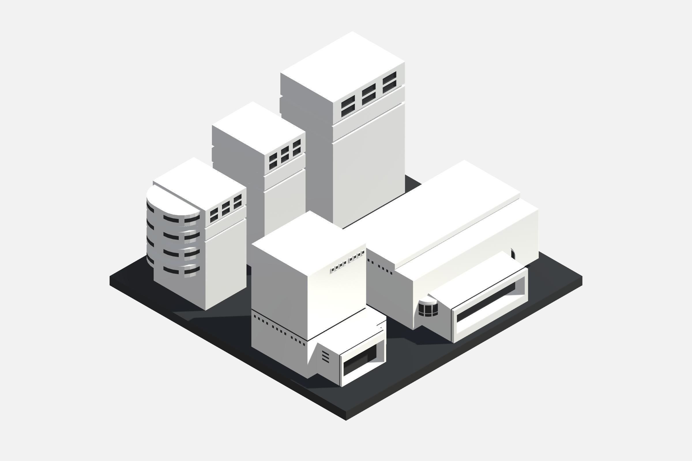 SCIFI STATION - Stylized Low Polygon 3D Art Asset Pack Low-poly 3D model_13