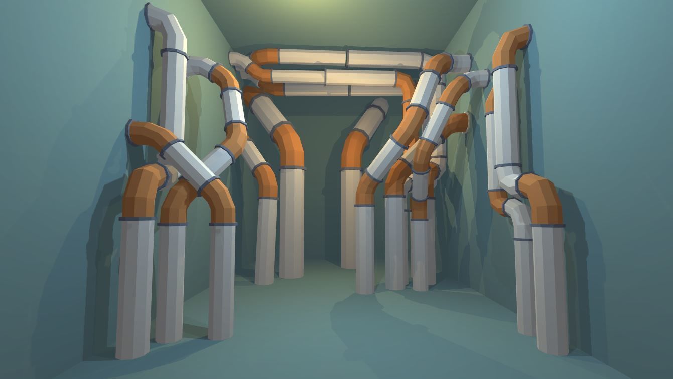 SCIFI STATION - Stylized Low Polygon 3D Art Asset Pack Low-poly 3D model_30