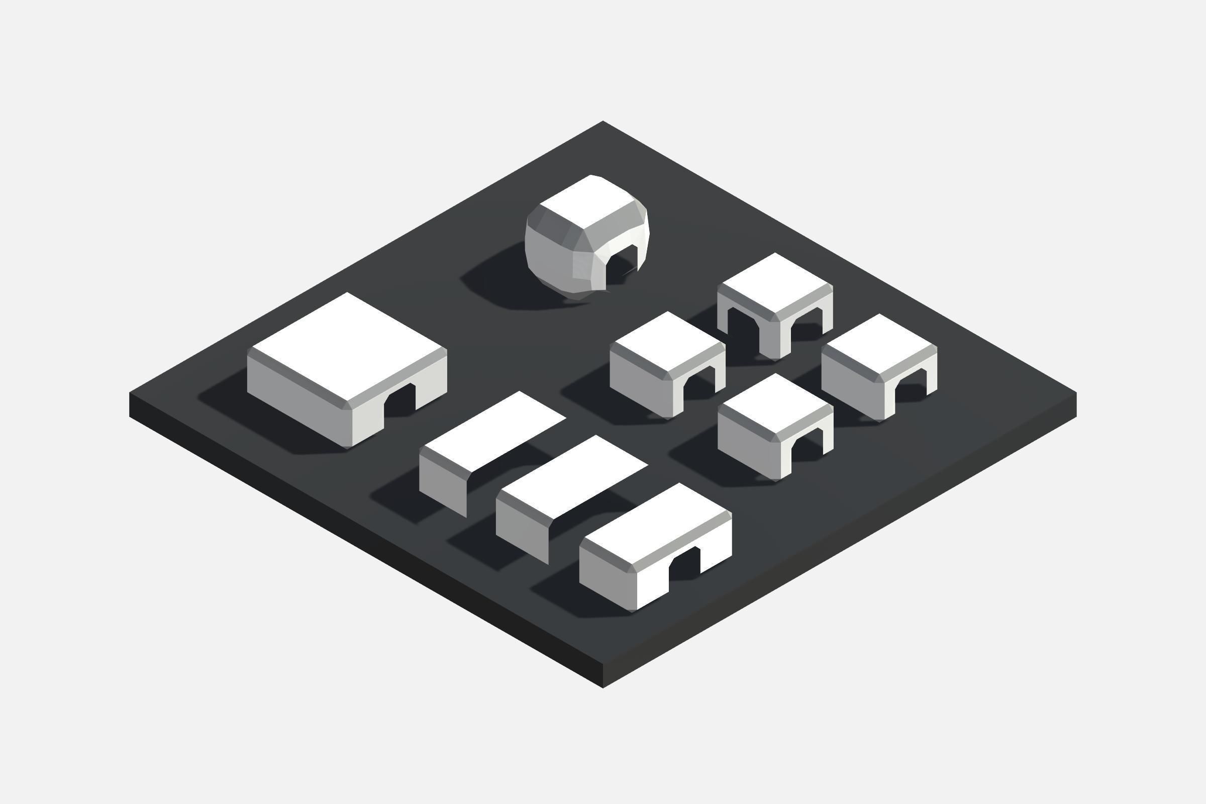 SCIFI STATION - Stylized Low Polygon 3D Art Asset Pack Low-poly 3D model_18