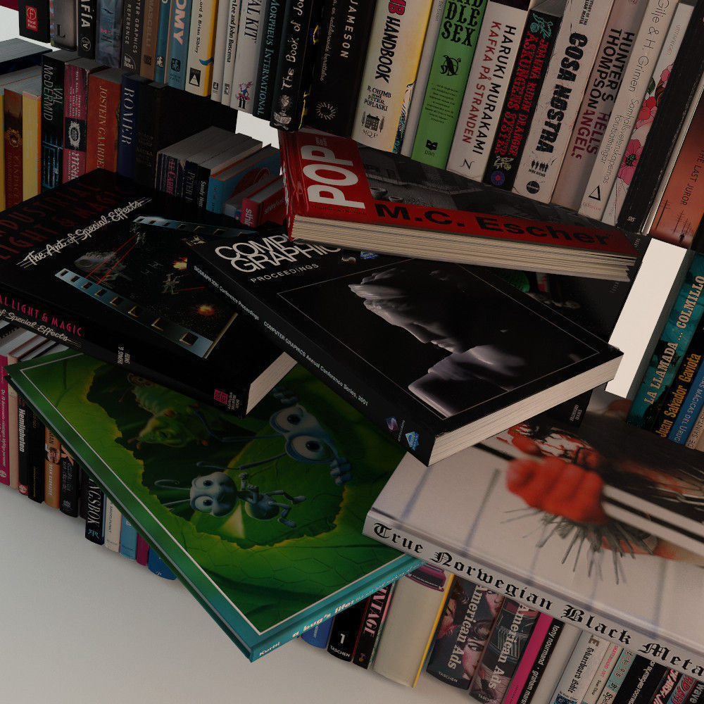 188 Realistic Books 3D model_10