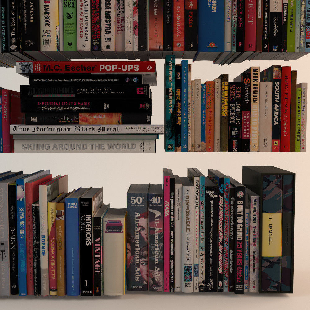 188 Realistic Books 3D model_8