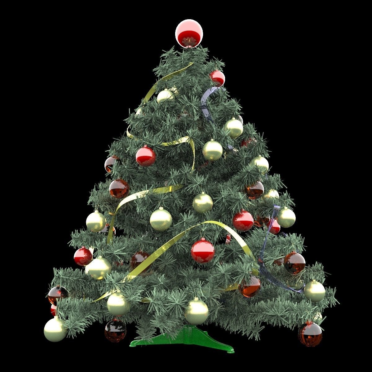 Christmas tree 3D model_5