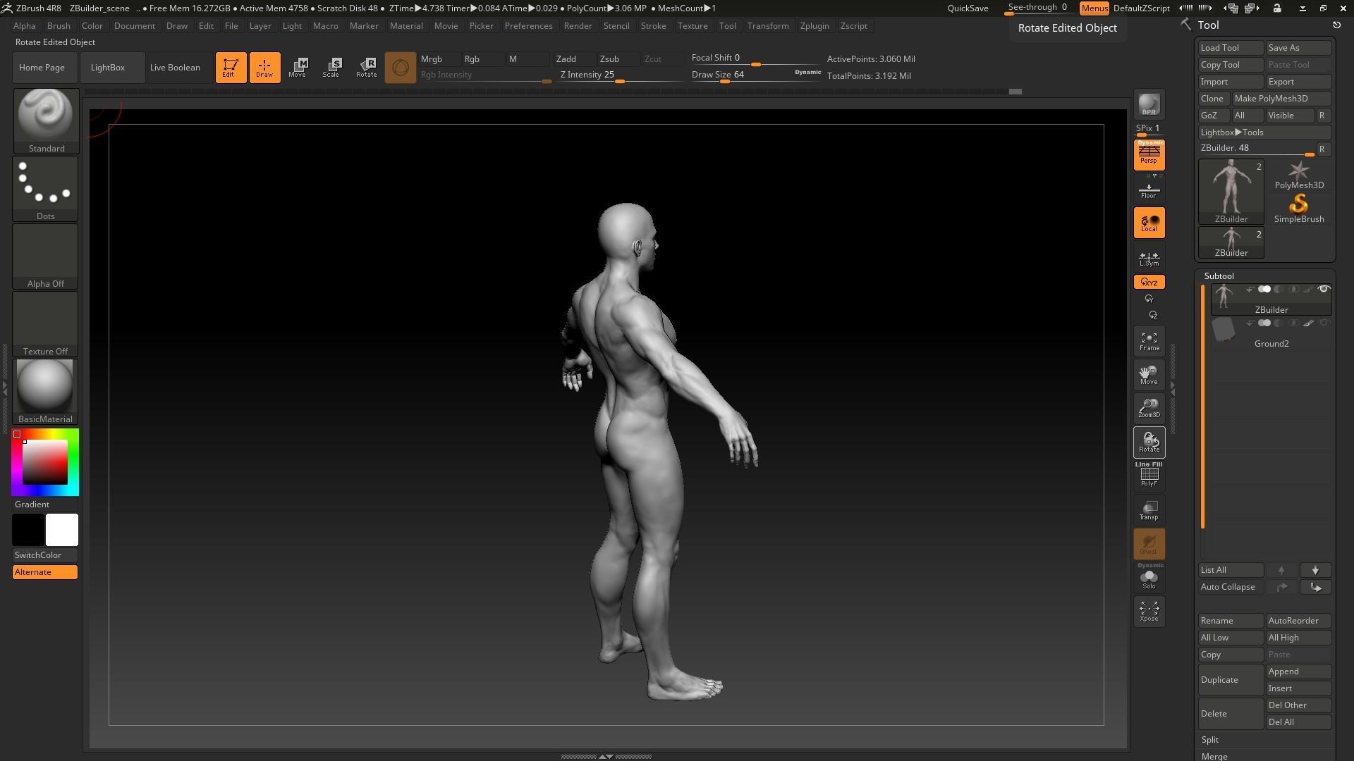 white teen 3D model_1