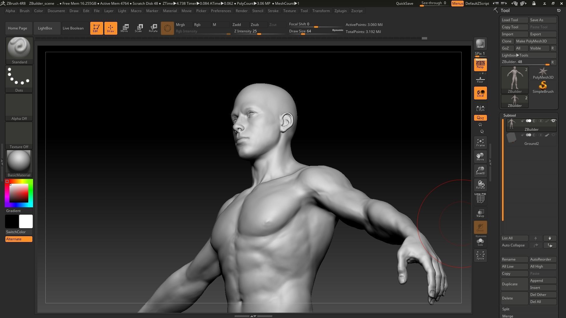 white teen 3D model_4