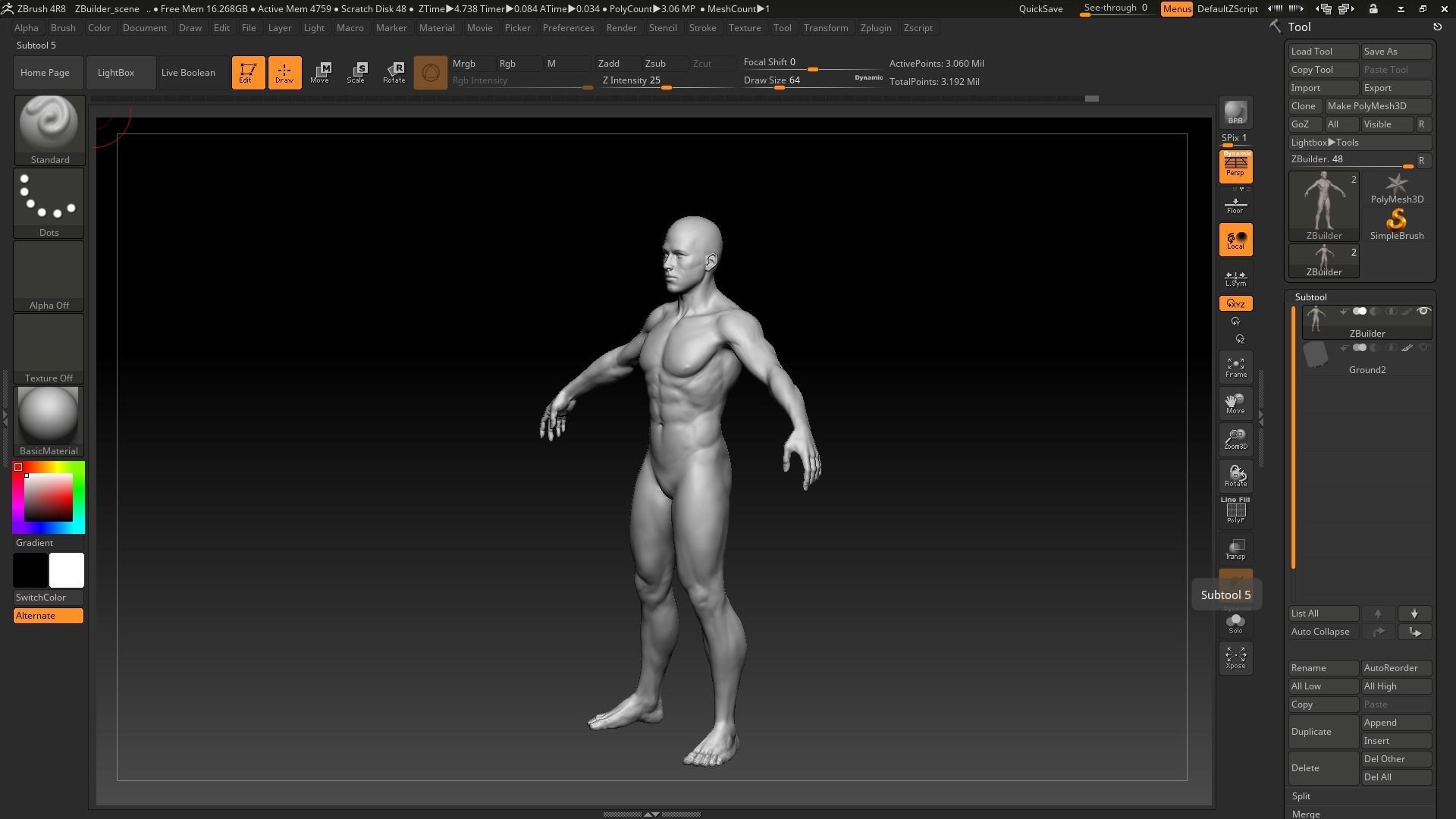 white teen 3D model_3