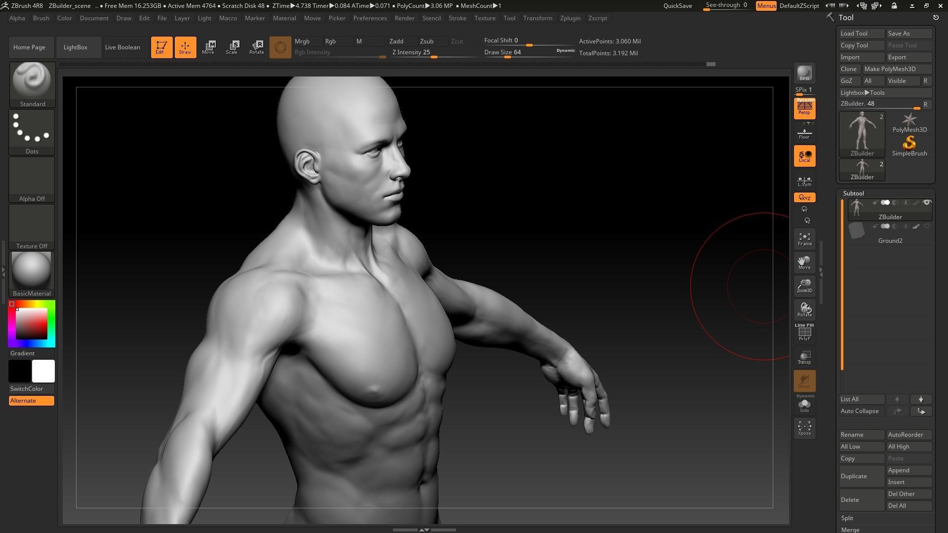 white teen 3D model_5