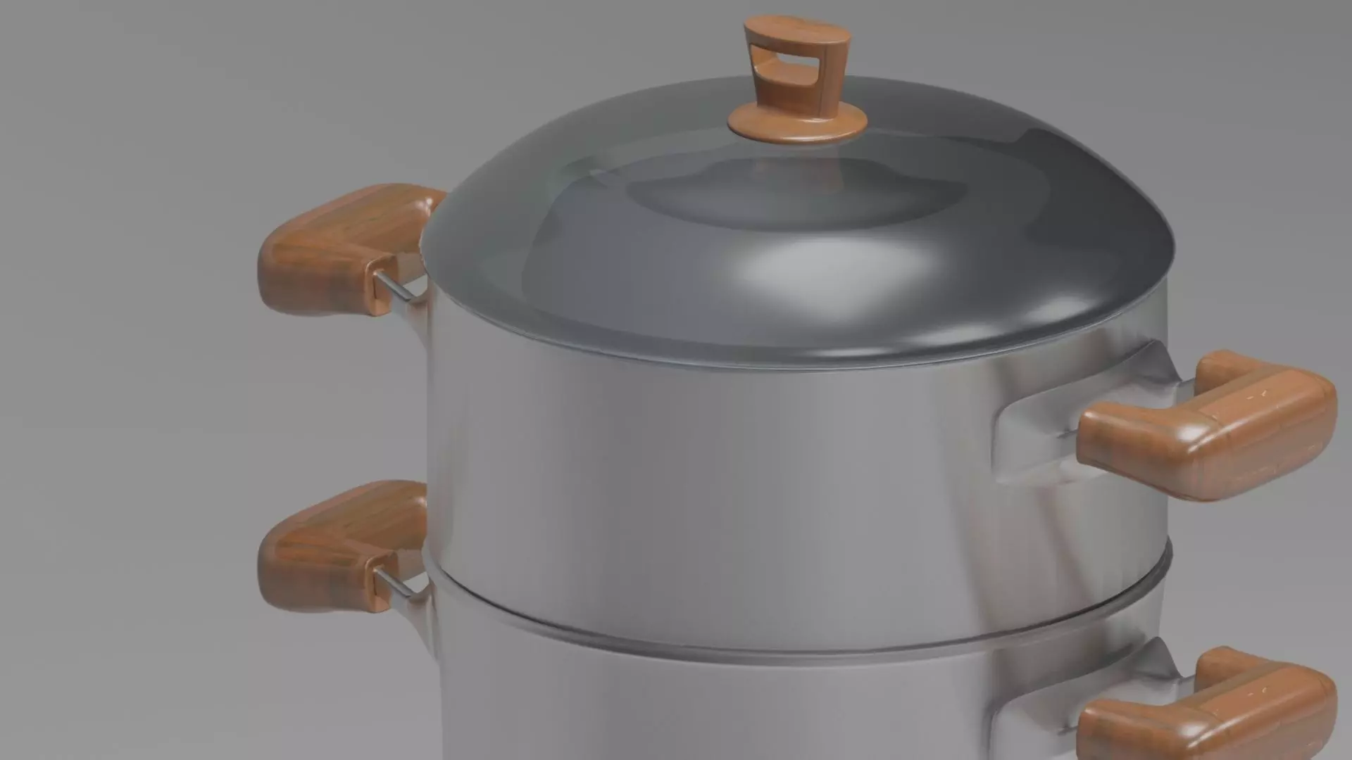 Couscous Cooker Free 3D model