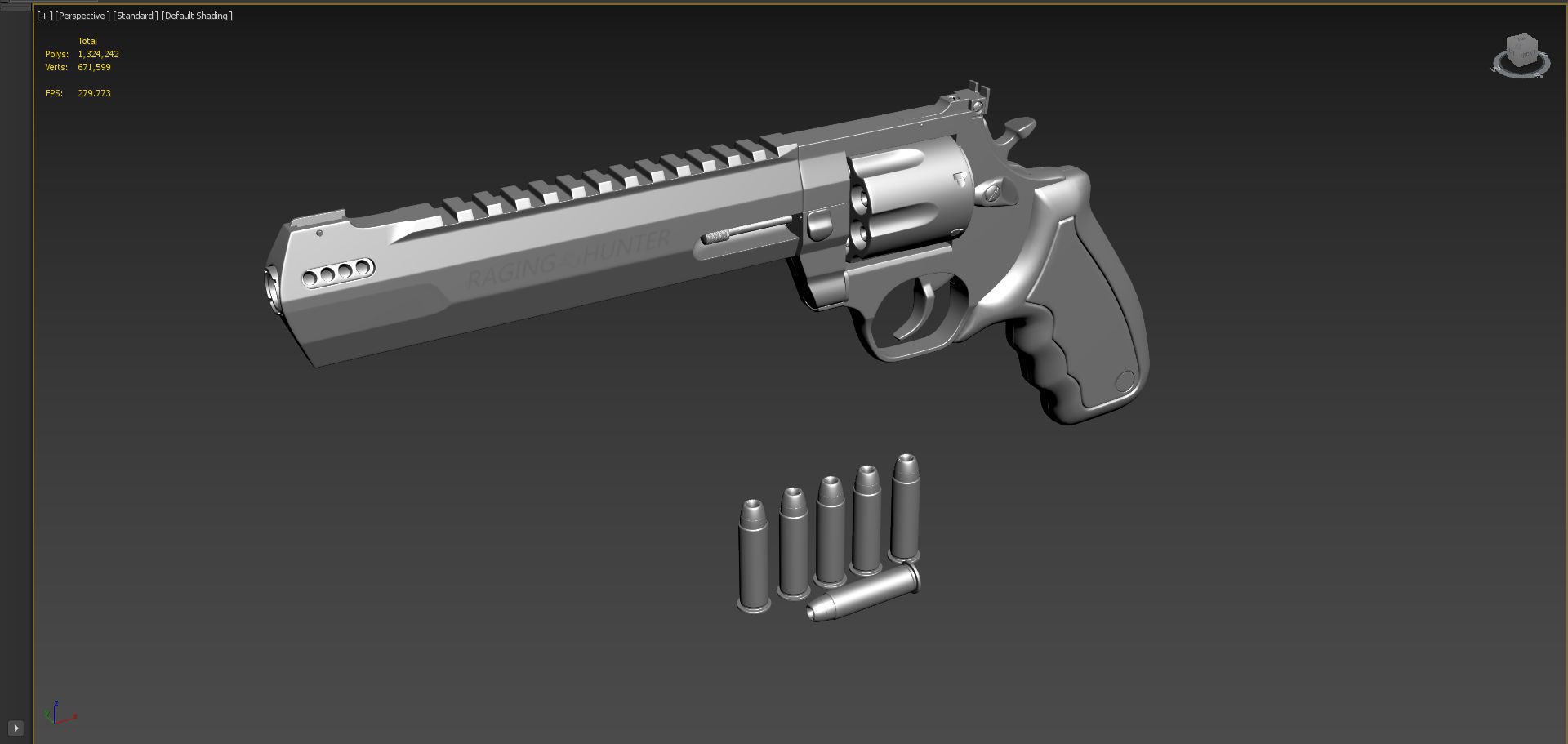 Taurus Raging Hunter 3D model_14