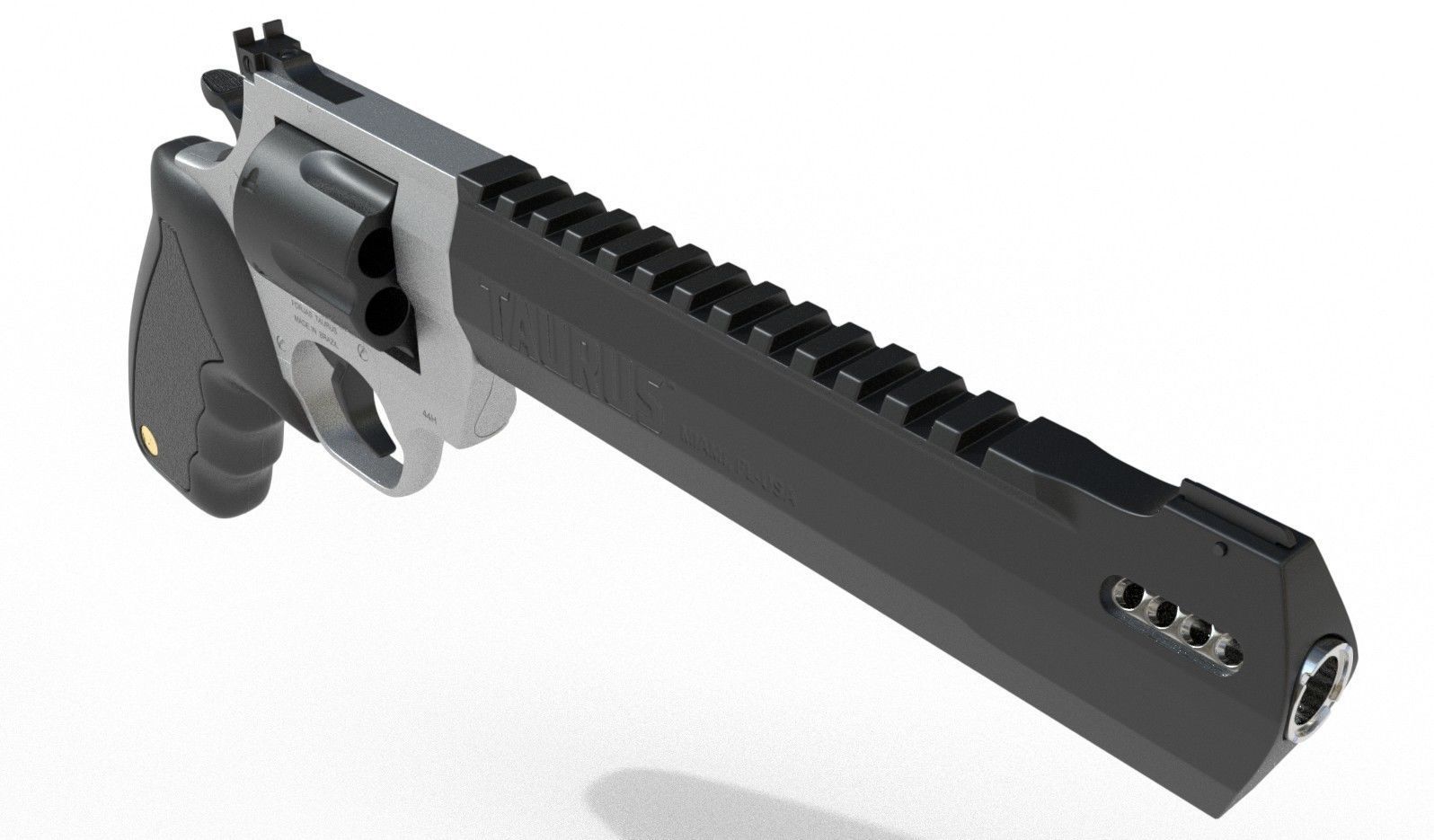 Taurus Raging Hunter 3D model_8