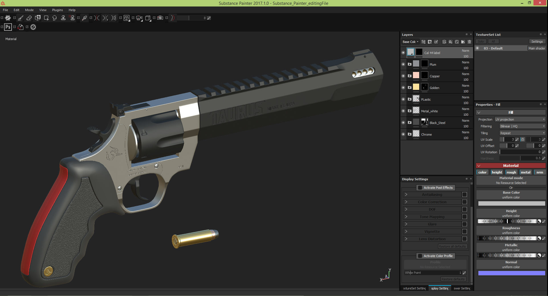 Taurus Raging Hunter 3D model_13