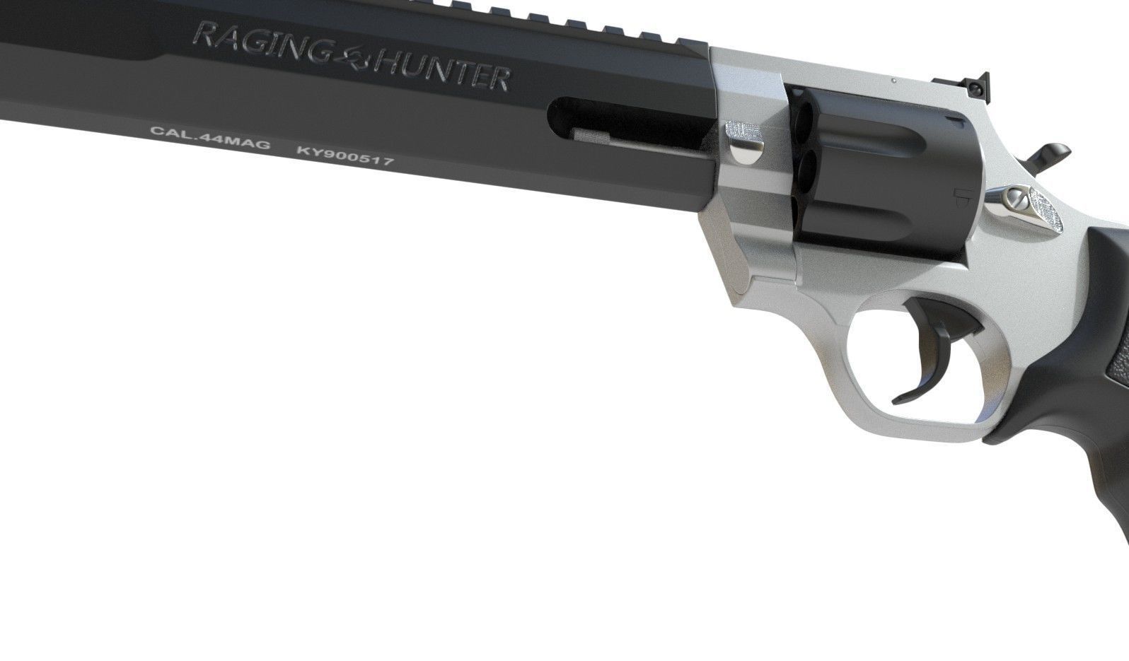 Taurus Raging Hunter 3D model_5